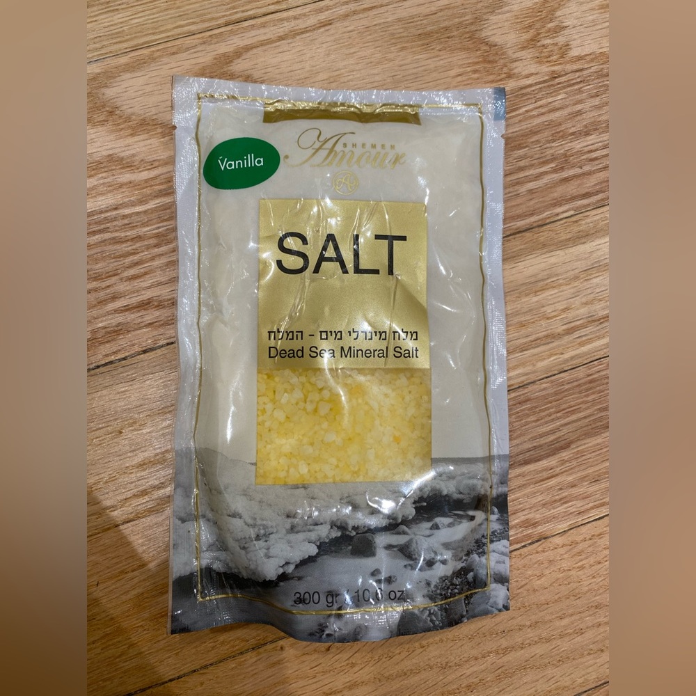 Dead Sea Vanilla Mineral Salt